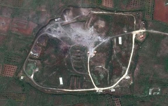 CNN опубликовал фото последствий удара по Сирии