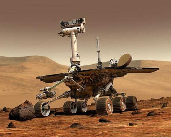 На Красной планете разразилась буря, работа марсохода Opportunity нарушена