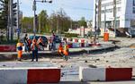 Движение на улице Карпинского ограничено на время реконструкции 