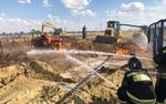 В Волгоградской области произошел пожар на газопроводе