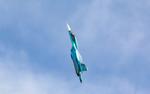 Выложено видео с маневрами российского Су-35 в небе над Сирией перед разгромом техники протурецких джихадистов