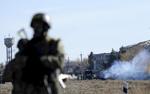 На подконтрольной Киеву территории Донбасса горит военная база 