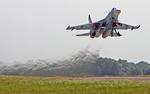 Российский истребитель Су-27 перехватил три французских самолета над Черным морем