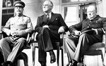 28 ноября 1943 года в Тегеране открылась конференция «Большой Тройки», ее участниками стали руководители СССР, США, Великобритании