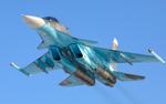 Минобороны РФ выложило видео пуска самолетом Су-34 высокоточного боеприпаса по объекту украинских националистов