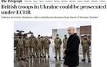 Британские военные не станут приближаться к передовой, если отправятся на Украину