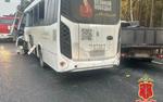 В ДТП с автобусом под Петербургом пострадали шесть человек