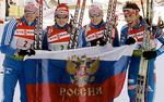 Россияне победили на 3 этапе Кубка мира по биатлону в Анси