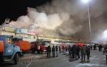 Пожар на рынке "Садовод" в 04:55 локализован