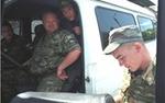 Военные железнодорожники срочно возводят мост через Енисей