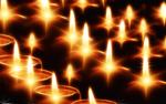 У храма Христа Спасителя выложили крест из 224 свечей
