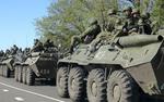 Через Керчь прошла колонна военной техники