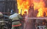 Пожар произошел на рынке  "Восточный" в Ростове-на-Дону