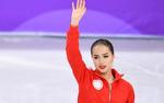 Алина Загитова на втором месте ЧМ после короткой программы