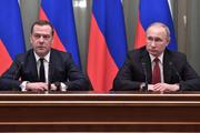 Владимир Путин подписал указы о назначениях Мишустина и Медведева
