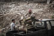 Уничтожение завода исламистов в сирийском Идлибе снял на видео российский дрон