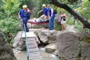 В Крыму произошел несчастный случай с туристкой у Арпатского водопада