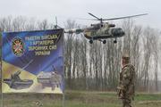 Обнародовано видео из уничтожившего дрон ополченцев Донбасса украинского Ми-24
