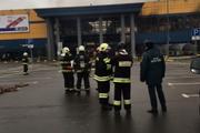 Очевидцы сообщили детали пожара в гипермаркете "Лента" в Петербурге