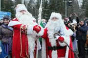 Видео, как встретились Дед Мороз и Йоулупукки