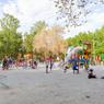 В «Саду Победы» в Челябинске открыли новую детскую площадку