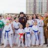 На улице Кирилла Россинского в Краснодаре организовали праздник ко Дню Победы