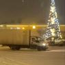 Водитель автомобиля «ГАЗ» задержан за дрифт на заснеженной площади в Пушкине