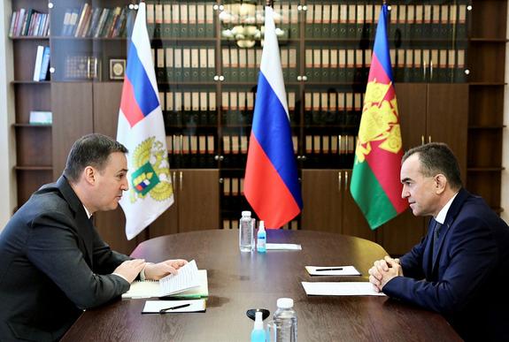 Губернатор Кубани провел рабочую встречу с министром сельского хозяйства РФ