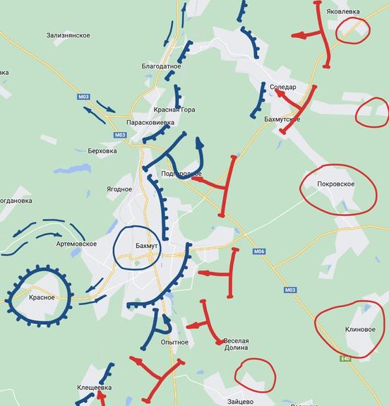 Соледар карта боевых