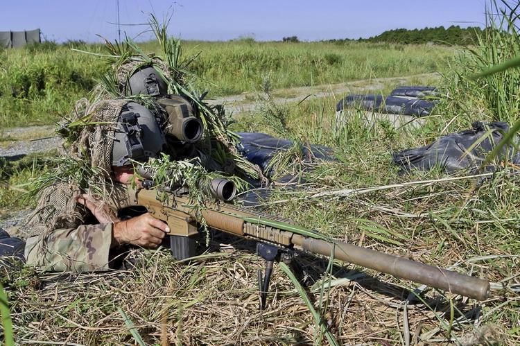 Ликвидация украинских военных снайпером ополчения под Мариуполем попала на видео