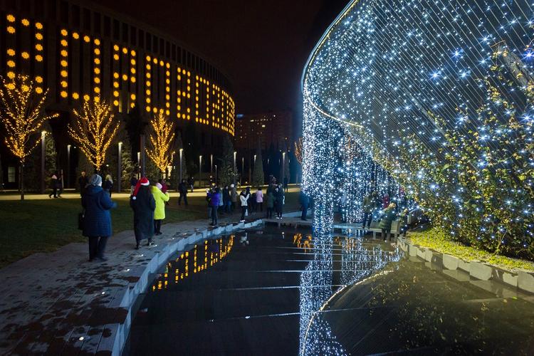 Работу фонтанов в парке «Краснодар» продлили до 7 января
