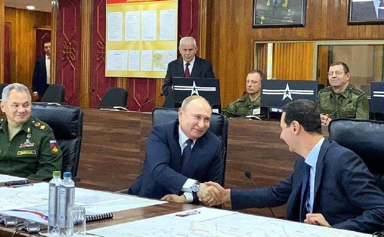 Путин встретился в Сирии с Башаром Асадом