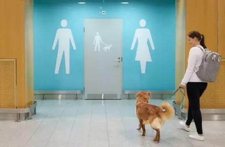 Сервис высокого класса: в аэропорту Хельсинки созданы туалеты для животных