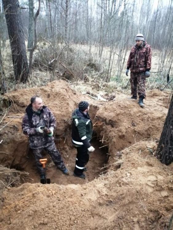 Захоронение нескольких  убитых нацистами детей обнаружили под Псковом