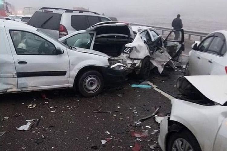 В полиции Адыгеи назвали точную причину столкновения 35 автомобилей