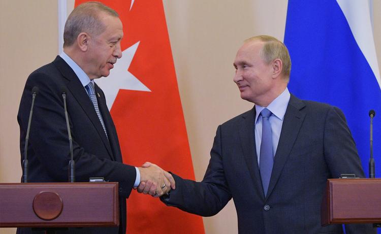 Переговоры Эрдогана и Путина закончились