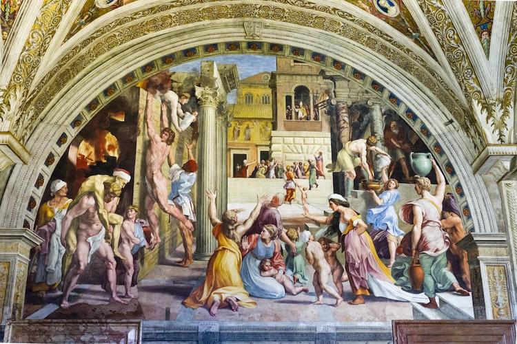 Туристки с Украины нацарапали свои имена на фреске Рафаэля в Ватикане