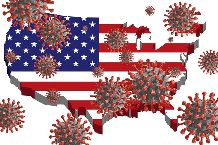В США число умерших от коронавируса за сутки впервые превысило 2 тысячи человек 