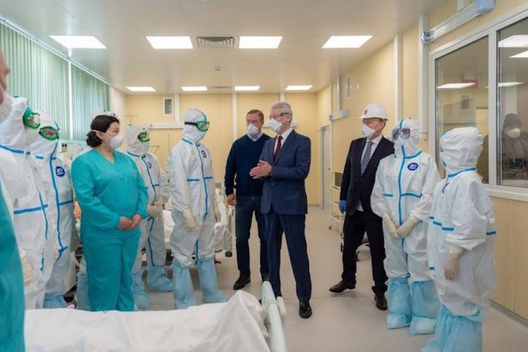Собянин открыл новую Инфекционную больницу в Вороновском