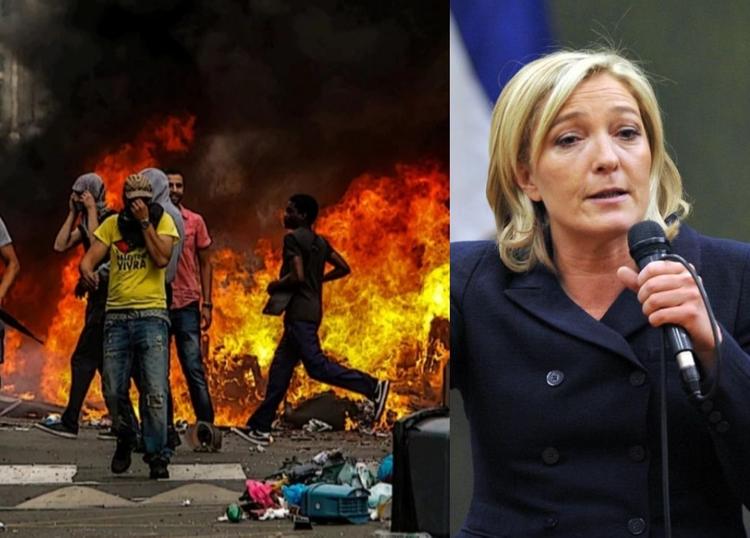 Марин Ле Пен потребовала «нейтрализации сволочей»