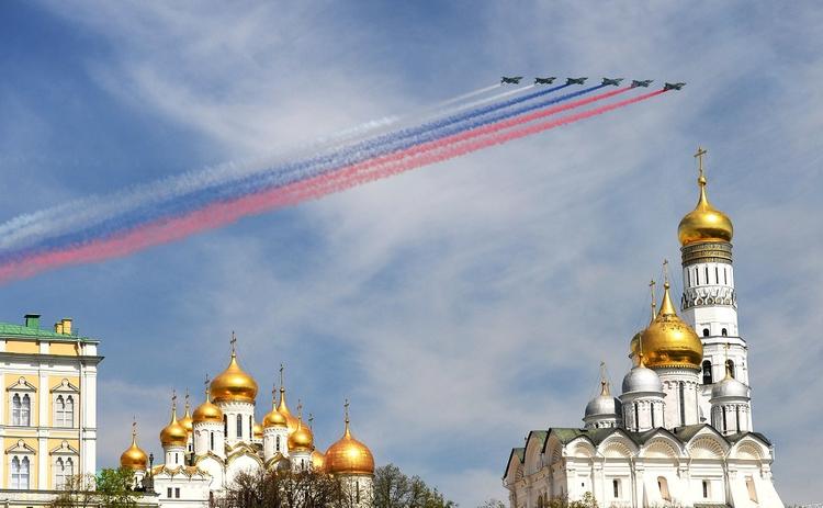 В Москве прошла репетиция воздушной части парада Победы 