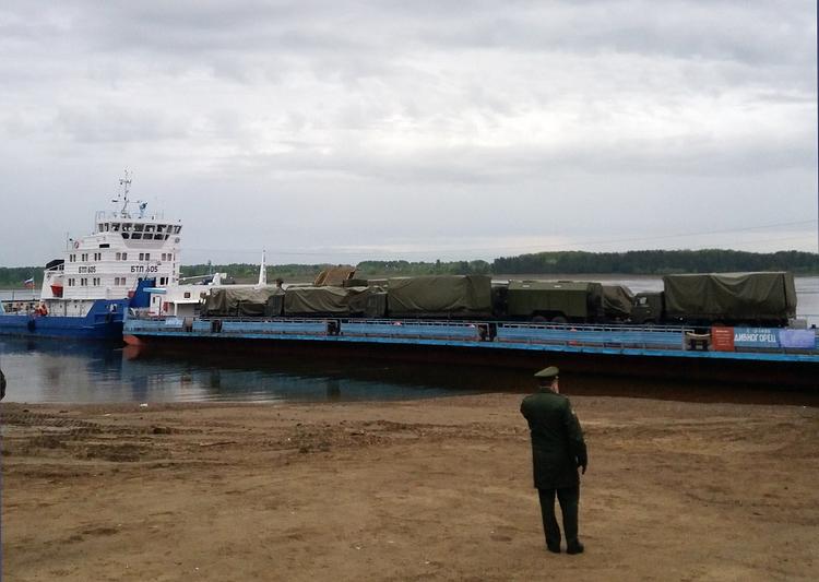 Енисейское пароходство и Лесосибирский порт обеспечили отправку техники Миноборн