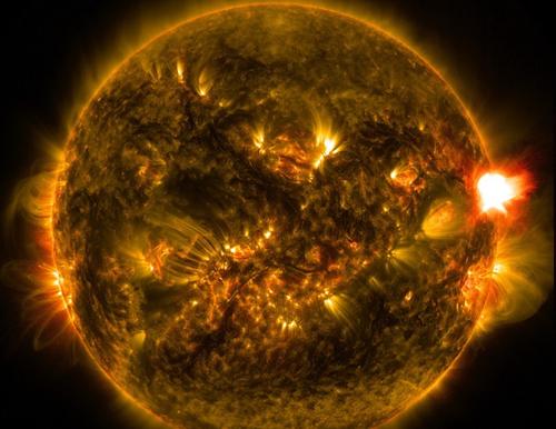 Мощнейшая с 2017 года вспышка зафиксирована на Солнце