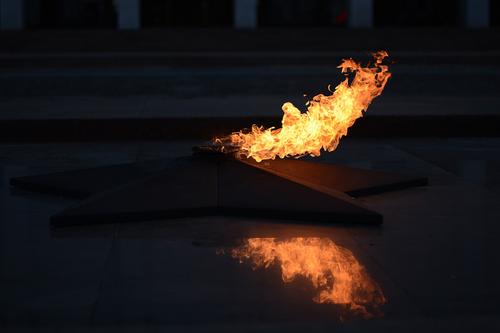 В Калининграде задержали мужчину, повредившего горелку Вечного огня