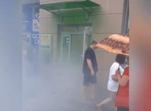 Взорвавшийся банкомат едва не стал причиной пожара в Новороссийске
