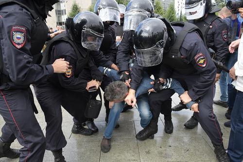 В Москве задержаны участники несогласованных акций