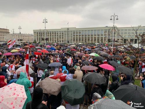 МВД Белоруссии оценило число участников протестов 25 августа в разных городах страны