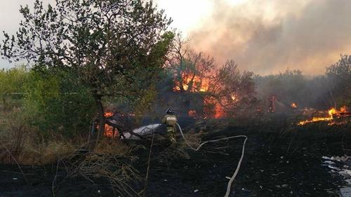 В Ростовской области введен режим ЧС - там полыхают пожары. Есть погибшие и пострадавшие среди жителей