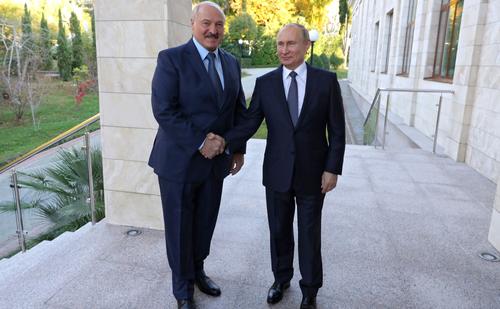 В Сочи завершились переговоры Путина и Лукашенко 