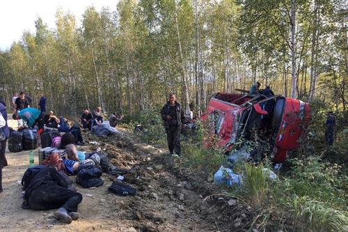 15 человек пострадали при ДТП с автобусом в Хабаровском крае